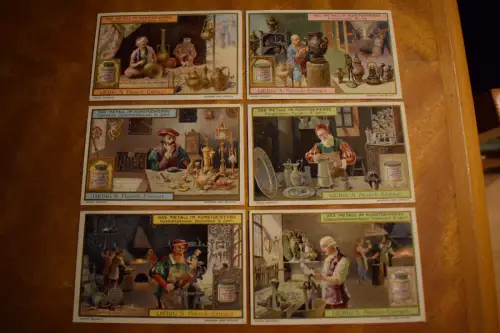 Liebig Sammelbilder Das Metall im Kunstgewerbe, original und top!