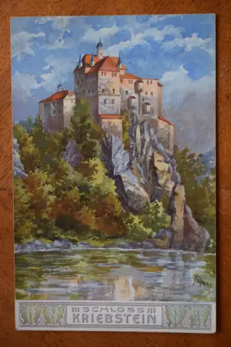 Ak Schloss Kriebstein,  um 1910 nicht gelaufen