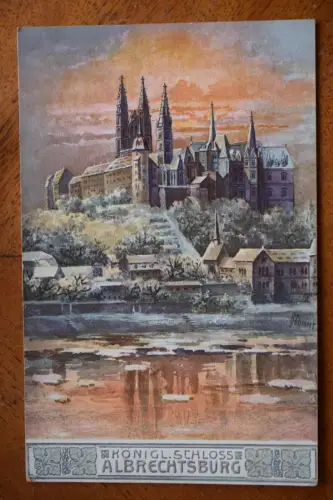 Ak Königl. Schloss Albrechtsburg,  um 1910 nicht gelaufen