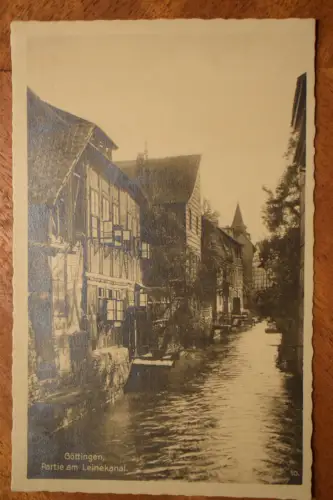 Ak Göttingen,  Partie am Leinekanal, um 1925 nicht gelaufen