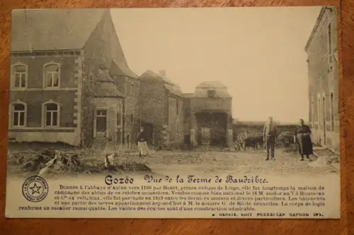 Ak Gozée Vue de la Terme de Baudribre, um 1915 gelaufen