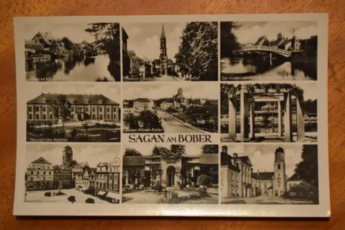 Ak Sagan am Bober, um 1930 nicht gelaufen