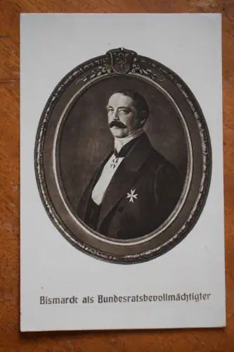 Ak Bismarck als Bundesratsbevollmächtigter,  um 1900 nicht gelaufen