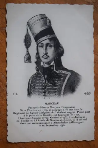 Ak Francois-Séverin Marceau Desgraviers 19. 09. 1796,  um 1900 nicht gelaufen