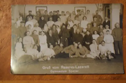 Ak Gruß vom Reserve-Lazarett Gymnasium Spayer, um 1914 nicht gelaufen