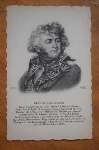 Ak Jean-Baptiste Kleber um 1800,  um 1900 nicht gelaufen