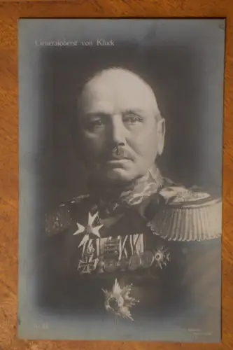 Ak Generaloberst von Kluck, um 1914 nicht gelaufen