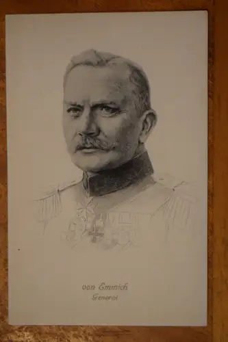 Ak General von Emmich, um 1900 nicht gelaufen