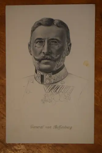Ak General von Auffenberg, um 1900 nicht gelaufen