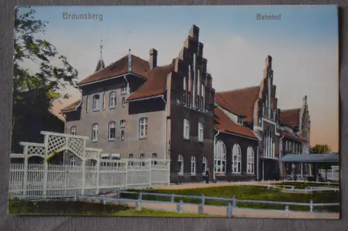 Braunsberg Bahnhof, 1905 gelaufen
