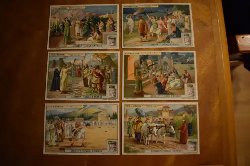 Liebig Sammelbilder Feste im Altertum, original und top!