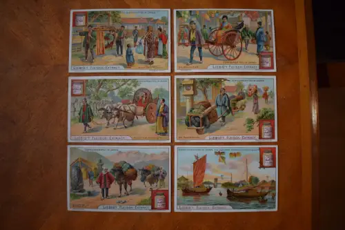 Liebig Sammelbilder Verkehrsmittel in Japan, original und top!