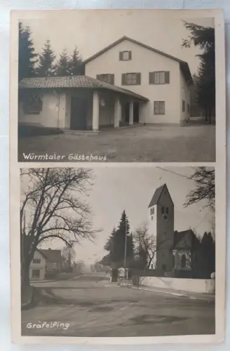 Ak Gräfelfing, Würmtaler Gästehaus,  um 1925 nicht gelaufen