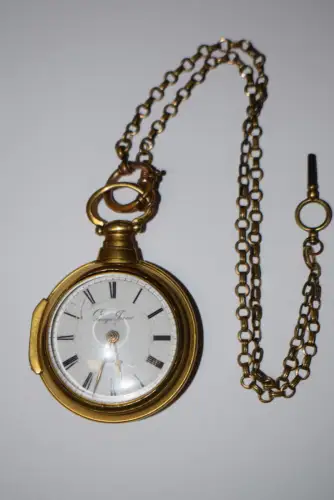 Schöne Spindel-Taschenuhr, George Prior, London 1780, voll funktionstüchtig TOP!