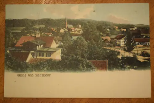 Ak Gruss aus Siegsdorf, um 1910 nicht gelaufen