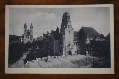 Ak Magdeburg, Kaiser Wilhelm Museum,  um 1925 gelaufen