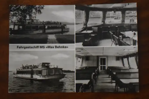 Ak Fahrgastschiff MS "Max Behnke", um 1980 nicht gelaufen