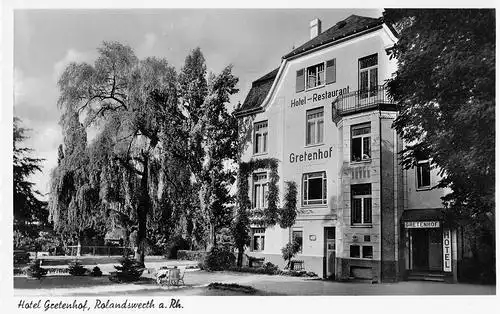 AK - Rolandswerth /Rh. - Hotel Gretenhof ca. 60er Jahre / - 1807
