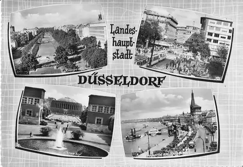 AK - Düsseldorf - Mehrbildkarte ca. 60er Jahre / - 1763 -