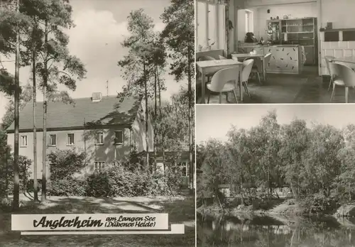 Ak Dübener Heide - Anglerheim am Langen See