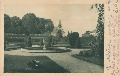 Ak Zakupy / Reichstadt - Schloßpark