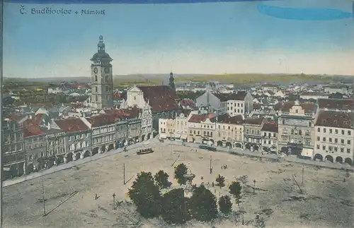 Ak C. Budejovice Namesti