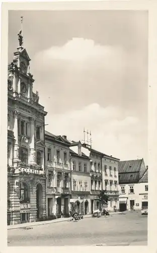 Ak Ceska Kamenice Namesti Dr. E. Benese 