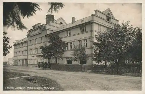 Ak Chodsko-Babylon Hotel pension Bohmann