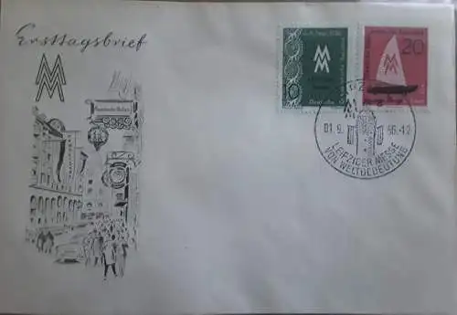 1956 Leipziger Herbstmesse SSt Leipzig 01.9.1956