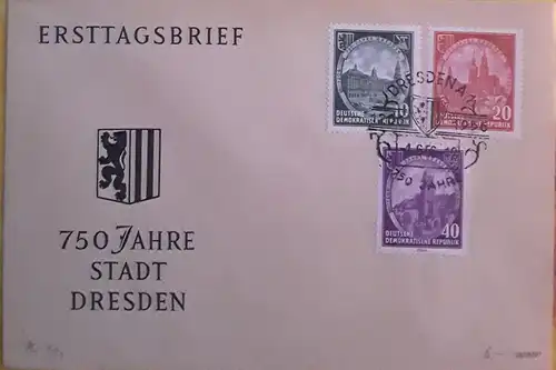 1956 750 Jahre Dresden SSt Dresden  1.6.1956