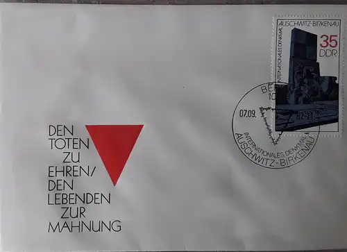 1982 Internationale Mahn- und Gedenkstätten   FDC  (MiNr.2735)  SSt Berlin 07.09.82
