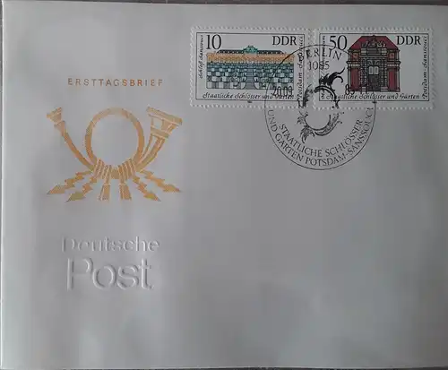 1983  Staatliche Schlösser und Gärten Potsdam Sanssouci FDC 1 (MiNr.2826,2829)  SSt Berlin 20.09.83