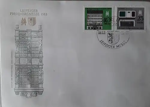 1983 Leipziger Frühjahrsmesse  FDC  (MiNr.2779,2780)  SSt Berlin 08.03.83