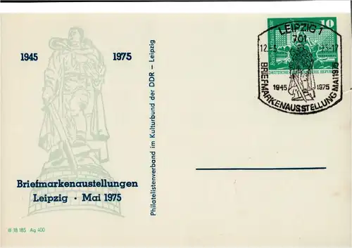 PP 16 A  / 5 - 75 Briefmarkenausstellung in Leipzig