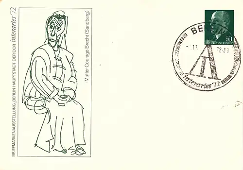 PP 09 / 1b-72 Breifmarkenausstellung interartes '72 Berlin