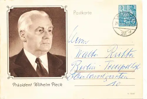 P 67 Wilhelm Pieck