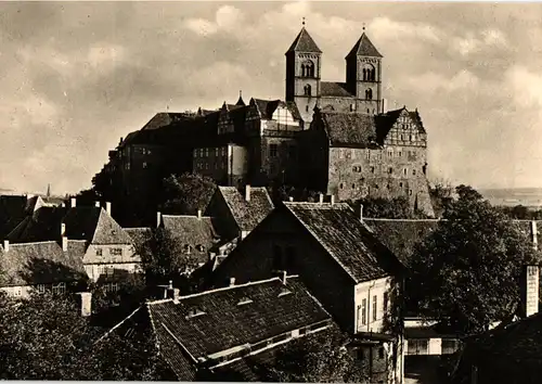 PP 09 (18-65) Gemeinsame Briefmarkenausstellung der Bezirke Halle und Magdeburg - Quedlinburg - Der Schlossberg 