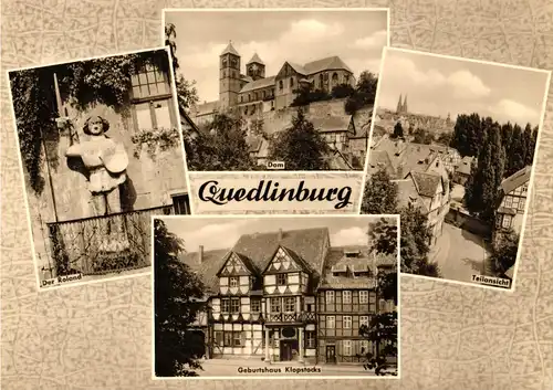 PP 09 (11-65) Quedlinburg - 4 Ansichten von Quedlinburg