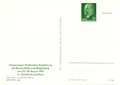 PP 09 (11-65) Quedlinburg - 4 Ansichten von Quedlinburg