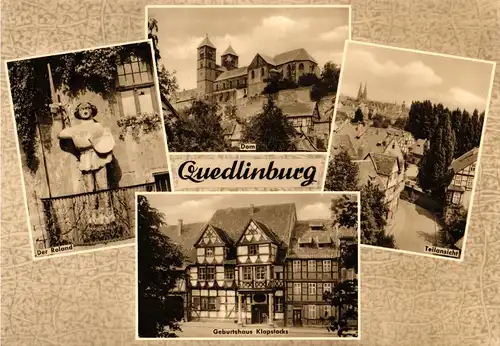 PP 09 (11-65) Quedlinburg - 4 Ansichten von Quedlinburg SSt.