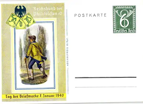 P 289   Tag der Briefmarke Sonderpostkarte