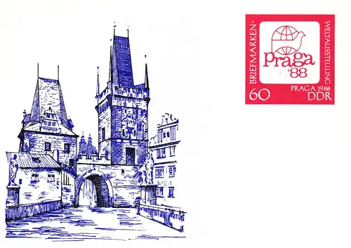 Praga Briefmarken-Weltausstellung 1988 / P 99