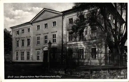 Ak Gruß aus Oberschöna Post Frankenstein (Sa.)