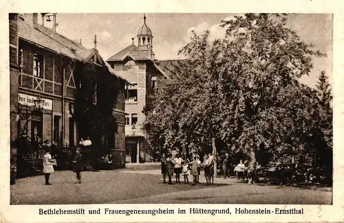 Ak Hohenstein-Ernstthal Bethlehemstift und Frauengenesungsheim im Hüttengrund