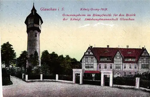 Ak Glauchau i. S. König-Georg-Stift