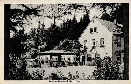 Ak Großrückerswalde Schindelbachmühle