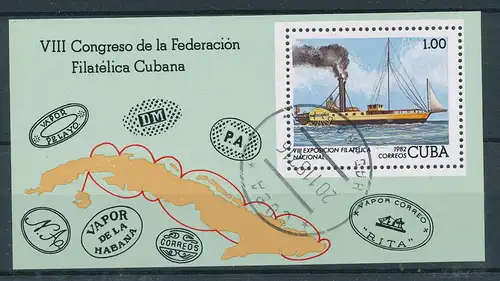 Cuba MiNr. Block 74   Cuba 1982 8. nationale Briefmarkenausstellung