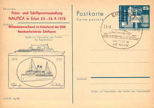Erfurt Polar- und Schiffsausstellung NAUTICA,  P 80 / 2 -78 