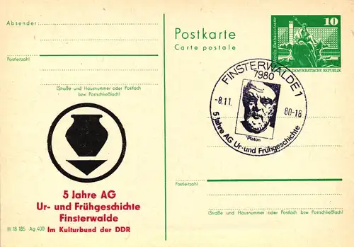Finsterwalde 5 Jahre AG Ur- und Frühgeschichte,  P 79 / 26b - 80