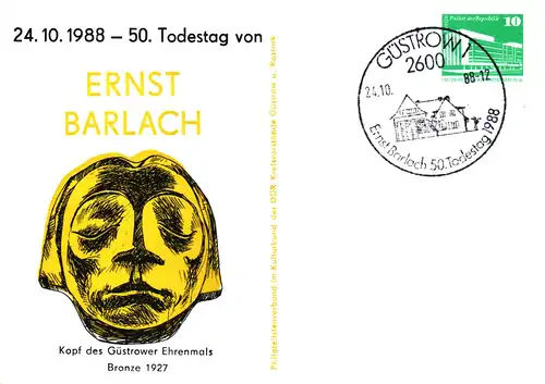 Güstrow 50. Todestag von Ernst Barlach,  PP 18 / 18 - 88